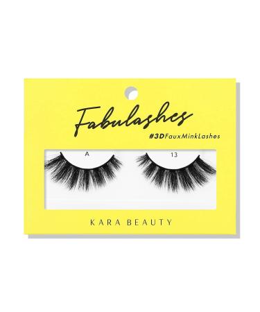 KARA BEAUTY FABULASHES 3D Faux Mink False Eyelashes - Style A13