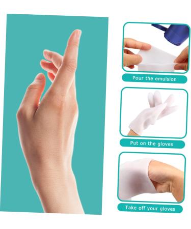 FOMIYES 3 Pairs Moisturizing Gloves Essential Oil Glove Hand Care Treatment Black Cotton Gloves Women Hand Lotion Moisturizing Black Gel - Water Proof White Cosmetic Women's Sebs - Buy Online on GoSupps.com