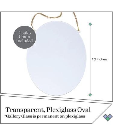 Gallery Glass Oval - Large Stained Glass DIY Surface for Arts and Crafts | 19746 - Buy Online on GoSupps.com