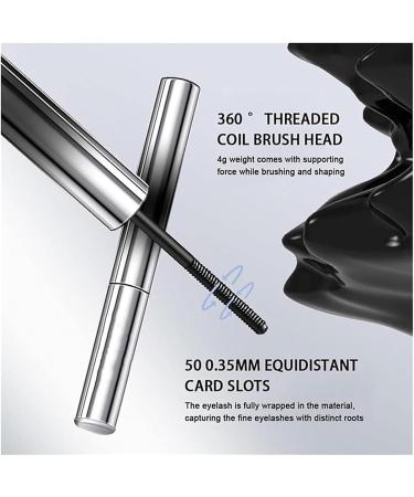 Arlio Iron Wand Mascara Vivavogue Lash 3D Curling Eyelash Iron Mascara Arlio Non-Smudging Mascara Waterproof Long Lasting Mascara Volume and Length (Black 2pcs) - Buy Online on GoSupps.com
