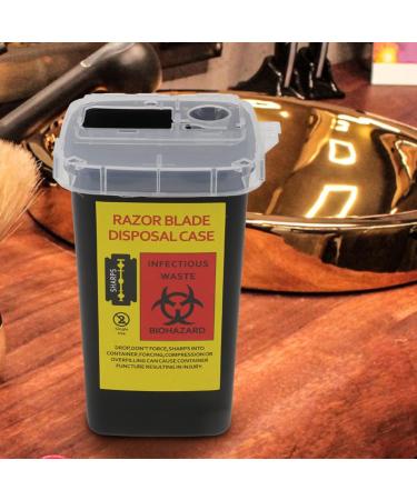 Nolitoy 2-Piece Razor Suitcase Disposal Container - Safe Sharp Object Recycling Box for Hairdressers - Buy Online on GoSupps.com