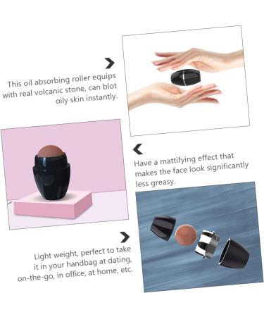 Beavorty Facial Facial Tools Skincare Roller Oil-absorbing Tool Oil Control Beauty Instrument 5X2.9X2.9CM White - Buy Online on GoSupps.com