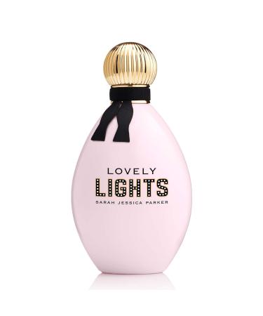 SJP Lovely Lights EDP Spray For Women - Alluring Upbeat Fragrance Inspired By New York City - Blend Of Floral Woody And Musky Notes - Honeysuckle Gardenia Amber And Sandalwood - 3.4 Oz Floral Orange Sandalwood 3.4 Ounce (Pack of 1)