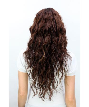 WIG ME UP A34-33B27 Caribbean Curls Wig with Brunette Streaks - Best International Shipping - Buy Online on GoSupps.com