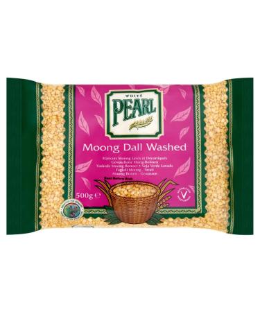 White Pearl Moong Dall Washed 500g-Food