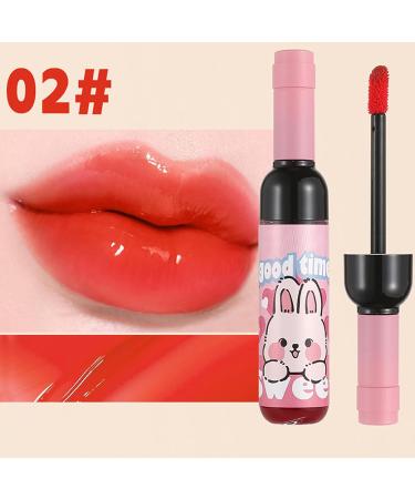 Womens Lip Gloss Wine Bottle Shaped Tinted Lip Gloss 3 Pack Moisturizing Sweatproof Makeup Equipment for Travel Party Date - Buy Online on GoSupps.com
