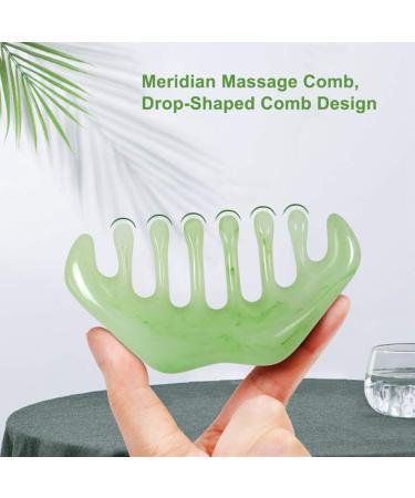 Xptieeck 2pcs Head Massage Comb Set | Scalp Guasha Comb for Pain Relief | Portable Relaxation Tool - International Shipping Available - Buy Online on GoSupps.com