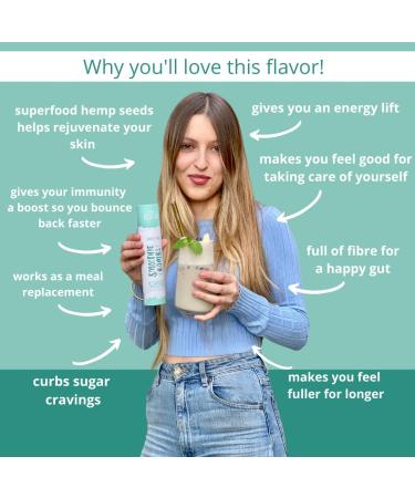 Smoothie Bombs Blender Boosters - Vanilla Hemp Seed Mix | Superfood Ingredients | Gluten-Free, Dairy-Free, Vegan - 5 Bombs - Buy Online on GoSupps.com