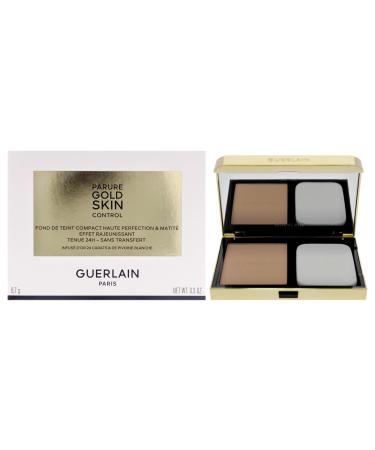 Parure Gold Skin Control Matte Compact Foundation - 1N Very Light Skin with Neutral Beige Undertones by Guerlain for Women - 0.3 oz Foundation