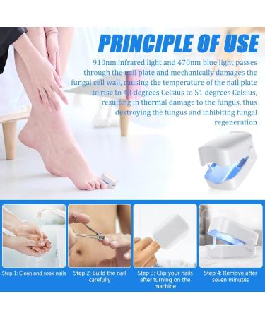 Hovceh Light Therapy Device for Nail Fungus Treatment - Revolutionary Solution for Toe Nail Diseases & Foot Conditions - Buy Online on GoSupps.com