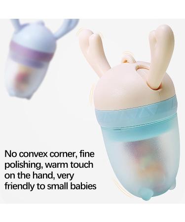 Romida BPA-Free Silicone Baby Pacifier | Initial Letter Newborn Dummy | Day & Night Use | Blue - Perfect for Sensitive Skin - Buy Online on GoSupps.com