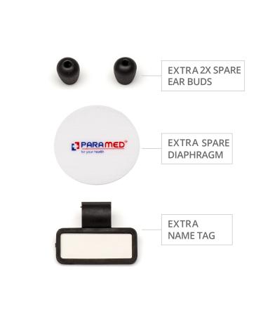 PARAMED Stethoscope - Classic Single Head Cardiology for Medical Use - 22 inch - Buy Online on GoSupps.com