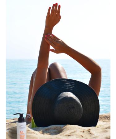 Protection Solare 30 SPF Cream Viso Corpo ANTI UVB: immediate protection against use - ANTI UVA: protection against long-lasting skin - Moisturizing - Melia Cosmetica -100 ml. - Buy Online on GoSupps.com