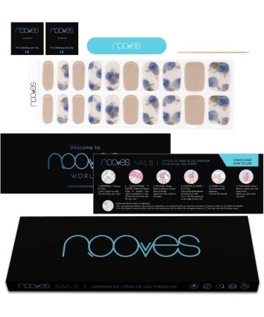  NOOVES NAIL GEL FILMS elegant floral premium luxe metallic 20 u - Buy Online on GoSupps.com