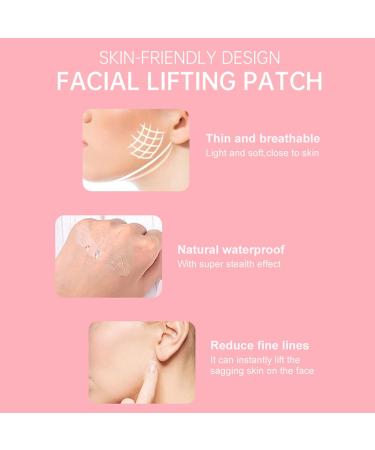 Bande invisible de lifting du visage - Ruban de lifting instantan Ruban de maquillage invisible Bande de maquillage confortable et douce bande de levage Invisible r duit le double menton Bexdug 60 autocollants en forme de sablier (version angla - Buy Online on GoSupps.com