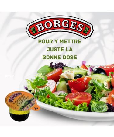 BORGES | 30 Balsamic Vinegar Dressing Cups | Individual Servings of 20 ml - Buy Online on GoSupps.com