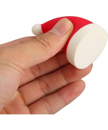 Makeup Sponge Soft Elastic Blending Sponge with Multifunction for Face Christmas Hat Shape Wet Dry Cosmetic Sponge - Buy Online on GoSupps.com