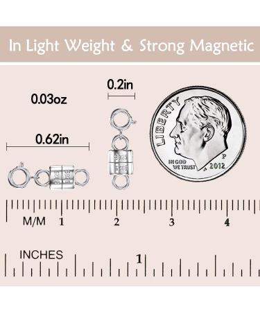 925 Sterling Silver Necklace Clasps - Gold & Silver Bracelet Converter Set | Jewelry Making Supplies - Chain Extender & Connector | 2Pcs Silver - Buy Online on GoSupps.com