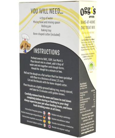 Oggi's Oven Dog Cheese Biscuit Baking Mix Kit 150g with Cutter - Homemade Treats for Your Pup - Buy Online on GoSupps.com