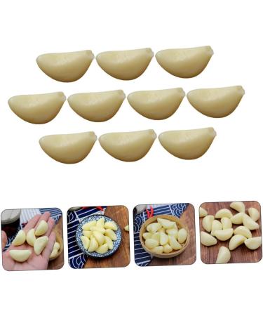 Zerodeko 10pcs Simulated Garlic Granules Yellow Easter Party Favor Imitation Garlic Props Miniature Garlic Kids Garlic Recognition Toy Decor Child Fake Vegetables Ornaments Pvc - Buy Online on GoSupps.com