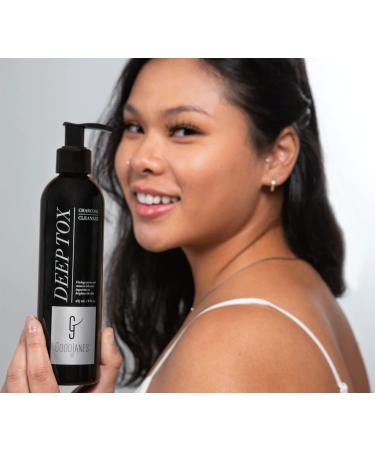 GoodJanes Deep Tox Gel Facial Cleanser with Green Tea, Lactic Acid & Echinacea Stem Cells Gently Clarifies & Refreshes Skin Vegan & Cruelty-Free Face Wash for All Skin Types - Buy Online on GoSupps.com