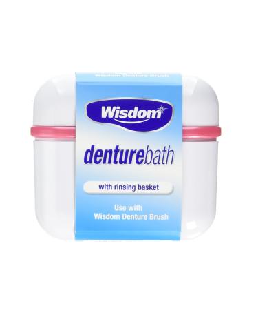 Wisdom Denture Bath With Rinsing Basket ( Pack of 1)