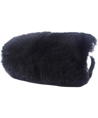 Black Sheepskin Insoles for Women | Premium Wool Fur Fleece Inserts | Cozy & Fluffy Comfort | Size 7 US - Buy Online on GoSupps.com