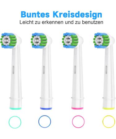 Pack of 16 Precision Clean Brush Heads for Oral B Electric Toothbrushes - Compatible & High Quality - Buy Online on GoSupps.com