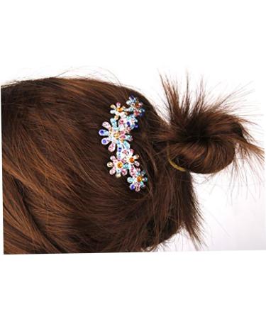 FOMIYES Rhinestone Jewelry Purple Hair Accessories Goody Hair Clips for Women Women's Hair Accessories Womens Barrettes for Hair Rhinestone Barrettes Bridal Hair Clip Wedding Bride Comb - Buy Online on GoSupps.com