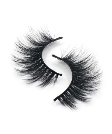 Arison 3D Mink Lashes - Fluffy Wispy Natural Look for Women Makeup - Handmade Reusable 1 Pair Pack (D28) - Buy Online on GoSupps.com