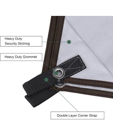 SCOCANOPY Waterproof Camping Tarp 95x142 Gray - Lightweight and Compact - Buy Online on GoSupps.com