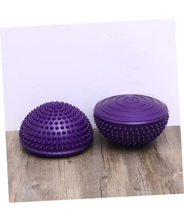 FOMIYES Durian Ball Lacrosse Ball Leg Roller - Lightweight PVC Yoga Massage Tool Purple - 16x16x8cm - Buy Online on GoSupps.com