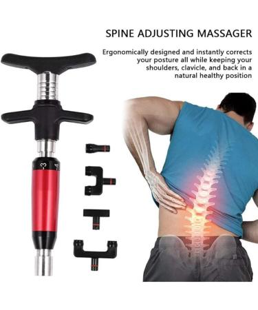 Chiropractic Adjustment Tool - 6 Levels Manual Spine Correction & Massage Device for Rehabilitation | Blue Spine Activator - Buy Online on GoSupps.com