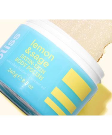 Bliss Lemon & Sage Scented Trio - Lemon & Sage Body Butter Body Scrub and Body Wash - Daily Use Skincare - Clean Vegan Cruelty-Free - Buy Online on GoSupps.com