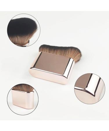 Tanning Brush Self Tan Brush Portable Face & Body Brush Self Tan Applicator for Tanners Mousse Kabuki Foundation Brush Rose Gold - Buy Online on GoSupps.com