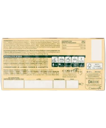  Italian Gourmet E.R. L' Angelica Cocoa Coconut and Caramel Tea tisane de cacao noix de coco et caramel lot de 15 filtres + bo te italienne Gourmet Pulpa di Pomodoro 400 g - Buy Online on GoSupps.com