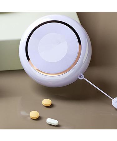 Portable Medicine Box - Sealing Daily Organizer with 4 Grids - Travel-Friendly Plastic Solution - Buy Online on GoSupps.com