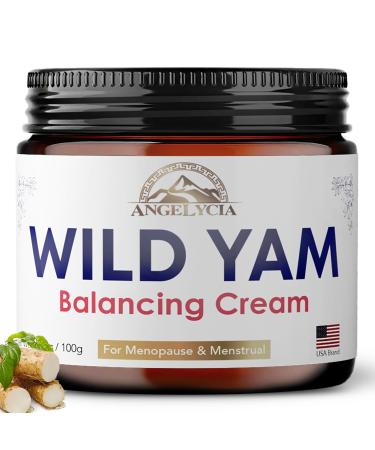 Wild Yam Cream for Hormone Balance | Hormone Balance for Women | Estrogen Cream | 100% Pure Organic Wild Yam Cream | Wild Yam Cream Organic For Pms | Perimenopause & Menopause Support | All Skins