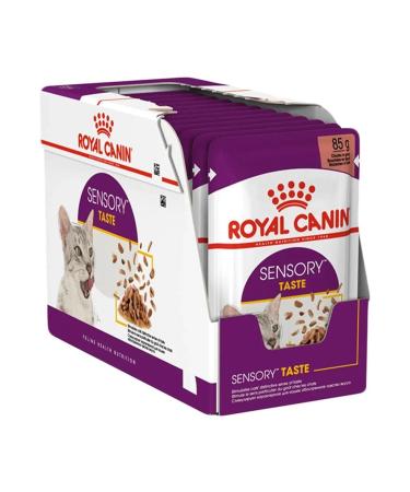 Royal Canin Sensory Taste in Gravy Wet Cat Food 85g (Pack of 48)