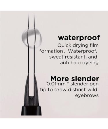 Eye Brow Pencils for Women - Eyebrow Tint Pen Brow Liner | Eyebrow Pen Brow Pencil Brow Pen Waterproof 2 Tip Eyebrow Liner Define Shape & Fill Brows 02# - Buy Online on GoSupps.com