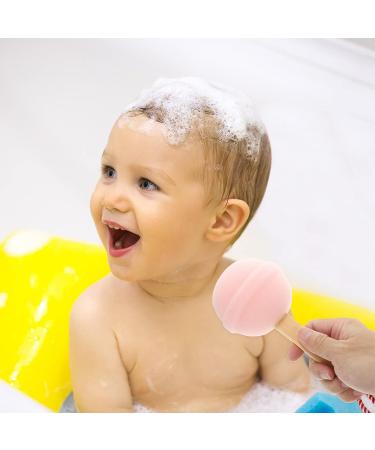 5Pcs Kids Bath Loofah Sponge Set - Ice Cream & Lollipop Design | Shower Body Sponge for Infants - Buy Online on GoSupps.com