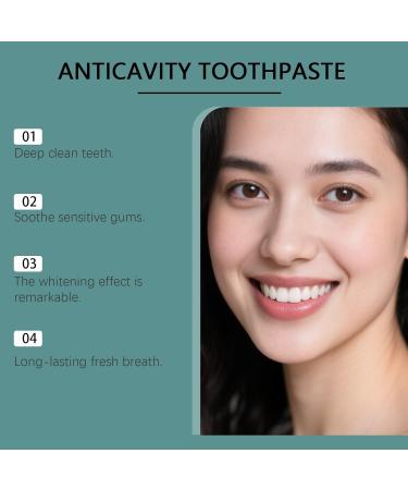 Mint Fresh Care Toothpaste - Gum Care Stain/Tartar Removal Fresh Breath Bright Teeth(2PCS) - Buy Online on GoSupps.com