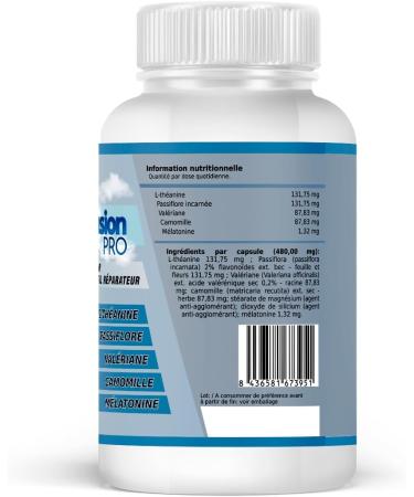 Healthy Fusion Dream Fusion | Sleep Inducer Melatonin + Pure Valerian Passionflower Chamomile and L-Theanine | Restorative Sleep | Effectively Eliminates Insomnia | 60 Caps - Buy Online on GoSupps.com