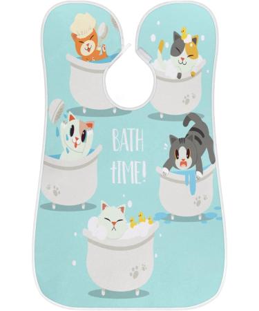 Beard Bib Apron - Non-Stick Waterproof Hair Catcher for Men | Ideal Grooming Cape for Shaving & Trimming Cats - Buy Online on GoSupps.com