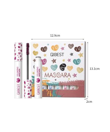 QiBest 7-Color Mascara - Washable, Plump & Thick | Cruelty-Free Japanese Formula | Smudge-proof, Long-wearing & Colorful Mascara - Buy Online on GoSupps.com