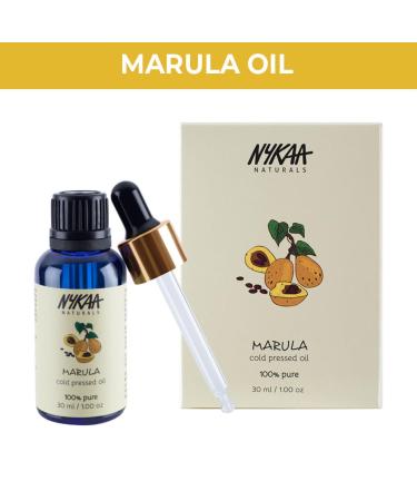 Nykaa Naturals 100% Pure Cold Pressed Marula Oil - Ideal Skincare Face Oil for Dry & Sensitive Skin - 1 oz - Cruelty-Free - Buy Online on GoSupps.com