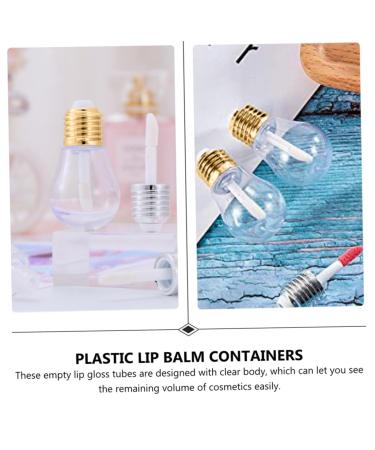 FRCOLOR 20 Pcs Lip Gloss Tubes - DIY Plastic Lipstick Containers for Lip Balm & Glaze - 0.04 Ounce Golden (Pack of 1 - Buy Online on GoSupps.com
