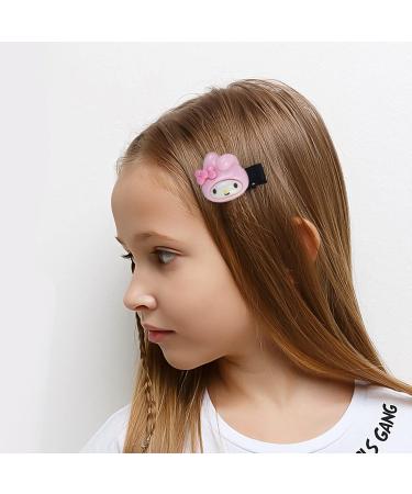 Santa Cute Cartoon Hair Clips for Girls - Set of 5 Metal Snap Barrettes | Girls Hair Accessories Gift - Buy Online on GoSupps.com