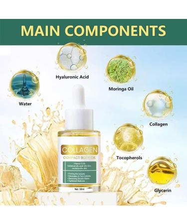 sjfscqr Collagen Lifting Body Oil Reduces Fine Lines and Wrinkles Moisturizing and Firming Body Oil for Skin - Buy Online on GoSupps.com