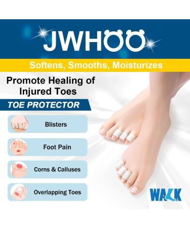 16 Pcs Toe Protectors for Women & Men - Silicone Sleeves for Corns, Ingrown Toenails, Blisters & Foot Pain Relief - Buy Online on GoSupps.com